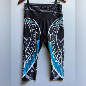 Nominou Sacred Salish Motion  Capri leggings Sz S
